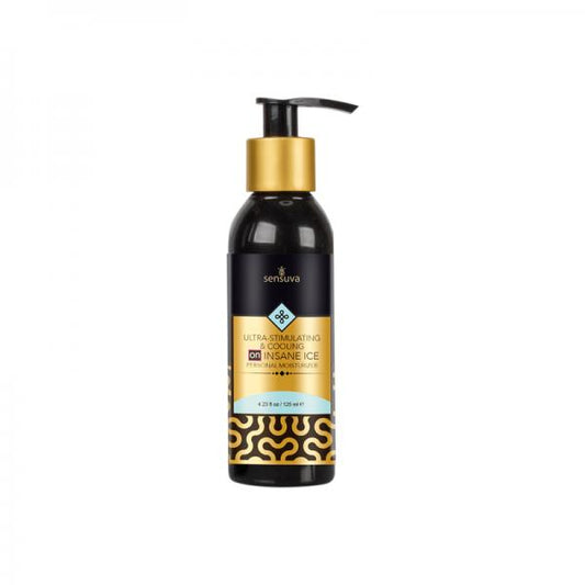 Sensuva Ultra-stimulating On Insane Ice Personal Moisturizer 4 Fl. Oz. Bottle - The Blissful Gypsy - 