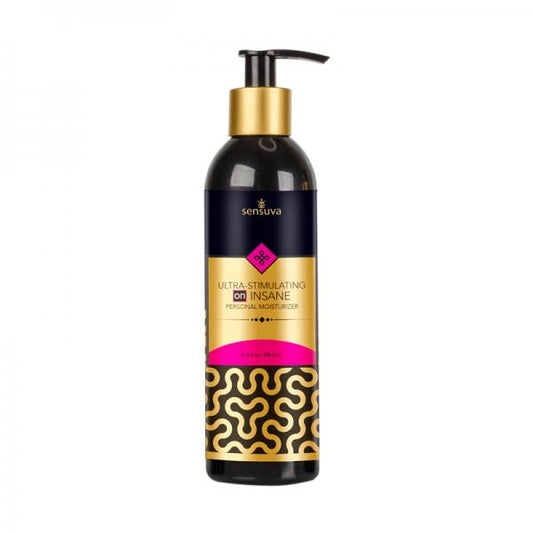 Sensuva Ultra-stimulating On Insane Personal Moisturizer - Unscented 8 Fl. Oz. Bottle - The Blissful Gypsy - 