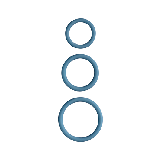 Silicone Penis Ring Set - The Blissful Gypsy - 