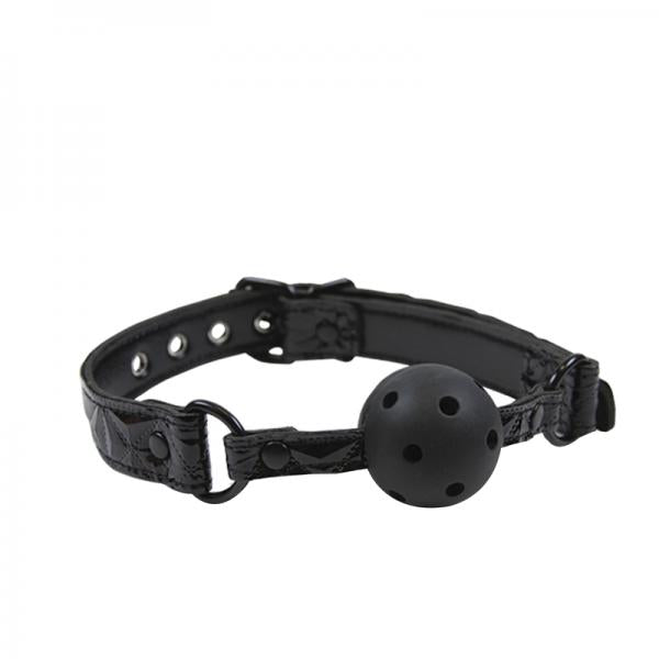 Sinful Black Ball Gag - The Blissful Gypsy - 