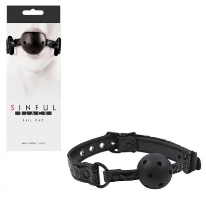 Sinful Black Ball Gag - The Blissful Gypsy - 