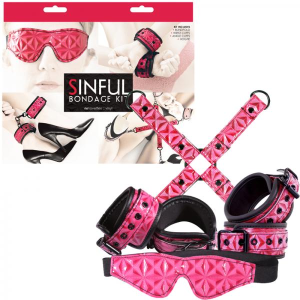 Sinful Bondage Kit Pink - The Blissful Gypsy - 
