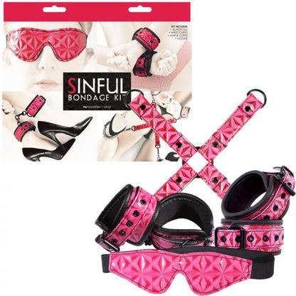 Sinful Bondage Kit Pink - The Blissful Gypsy - 