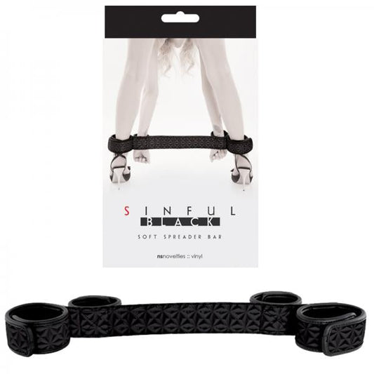 Sinful Soft Spreader Bar Black - The Blissful Gypsy - 
