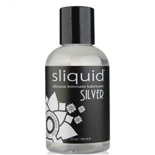 Sliquid Naturals Silver Silicone Lubricant 4.2oz - The Blissful Gypsy - 