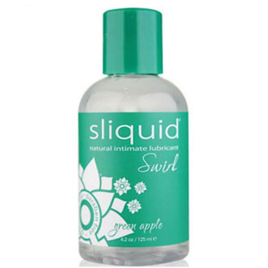 Sliquid Swirl Lubricant Green Apple Tart 4.2oz - The Blissful Gypsy - 