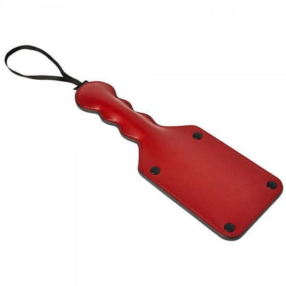 Sportsheets Saffron Square Paddle Black Red - The Blissful Gypsy - 