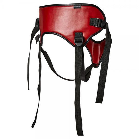 Sportsheets Saffron Strap On Black Red O/S - The Blissful Gypsy - 