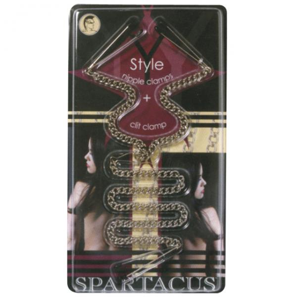 Tweezer Y Clamp Set Nipple And Clit Clamps - The Blissful Gypsy - 
