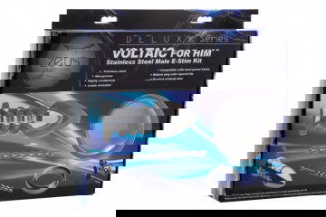 Zeus Deluxe Series Voltaic for Him Stainless Steel Male E-Stim Kit - The Blissful Gypsy - 