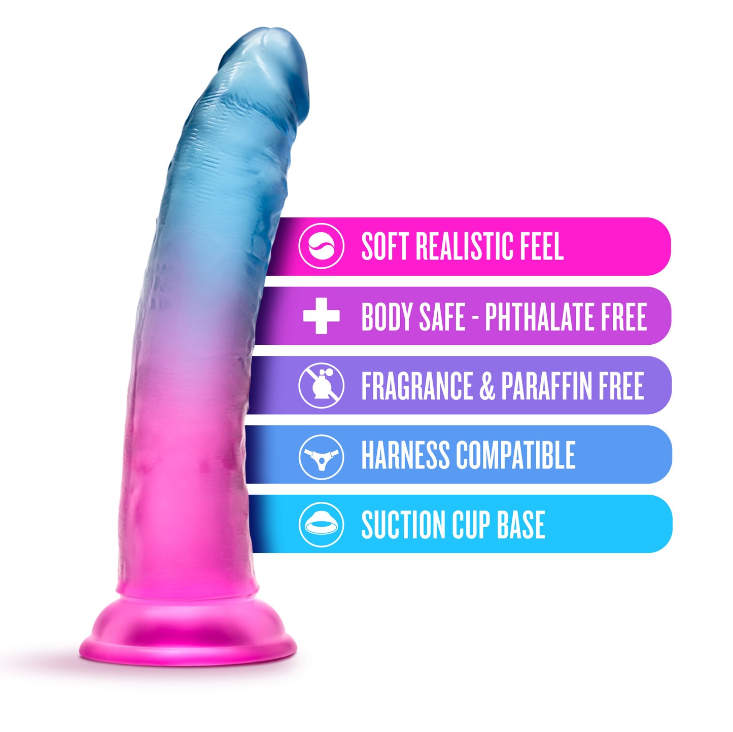 B Yours - Beautiful Sky - 7 Inch Dildo